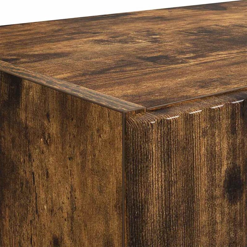 Casa si Gradina - Mobilier - Comode si corpuri - Comode - Dulap TV de perete Pe perete Stejar fumuriu 59,5 x 31 x 80 cm - Infinity.ro