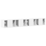 Casa si Gradina - Mobilier - Comode si corpuri - Comode - Dulap TV de perete 2 pcs Alb 60 x 31 x 29.5 cm Lemn compozit - Infinity.ro