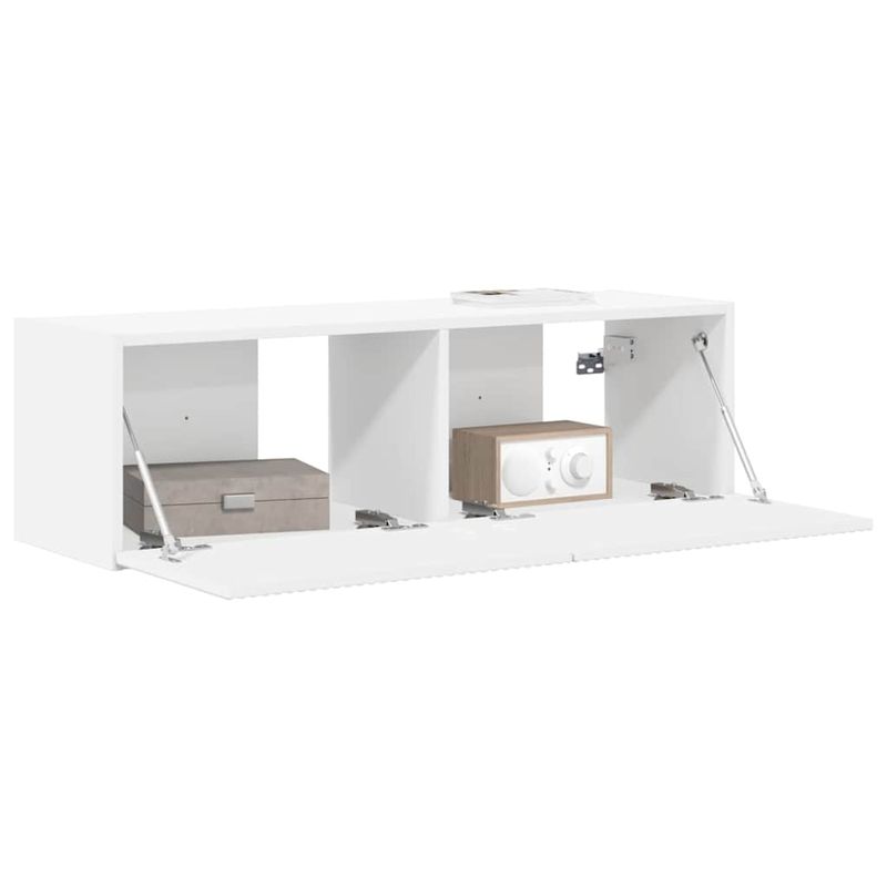 Casa si Gradina - Mobilier - Comode si corpuri - Comode - Dulap TV de perete Alb 60 x 31 x 29.5 cm Lemn compozit - Infinity.ro