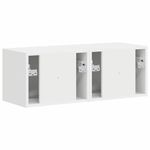 Casa si Gradina - Mobilier - Comode si corpuri - Comode - Dulap TV de perete 2 pcs Alb 60 x 31 x 29.5 cm Lemn compozit - Infinity.ro