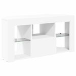 Casa si Gradina - Mobilier - Comode si corpuri - Comode - Sifonier LED pentru TV coltar Pe perete Alb 100 x 40 x 50 cm - Infinity.ro