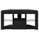 Casa si Gradina - Mobilier - Comode si corpuri - Comode - Sifonier LED pentru TV coltar Pe perete Negru 101 x 40 x 50 cm - Infinity.ro
