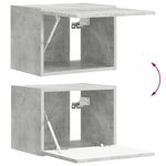 Casa si Gradina - Mobilier - Comode si corpuri - Comode - Dulap TV de perete 2 pcs Beton 60 x 31 x 29.5 cm Lemn compozit - Infinity.ro