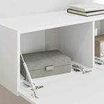 Casa si Gradina - Mobilier - Comode si corpuri - Comode - Dulap TV de perete Alb 60 x 31 x 29.5 cm Lemn compozit - Infinity.ro