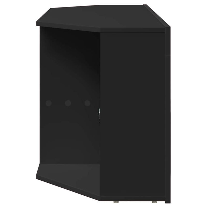 Casa si Gradina - Mobilier - Comode si corpuri - Comode - Sifonier LED pentru TV coltar Pe perete Negru 101 x 40 x 50 cm - Infinity.ro