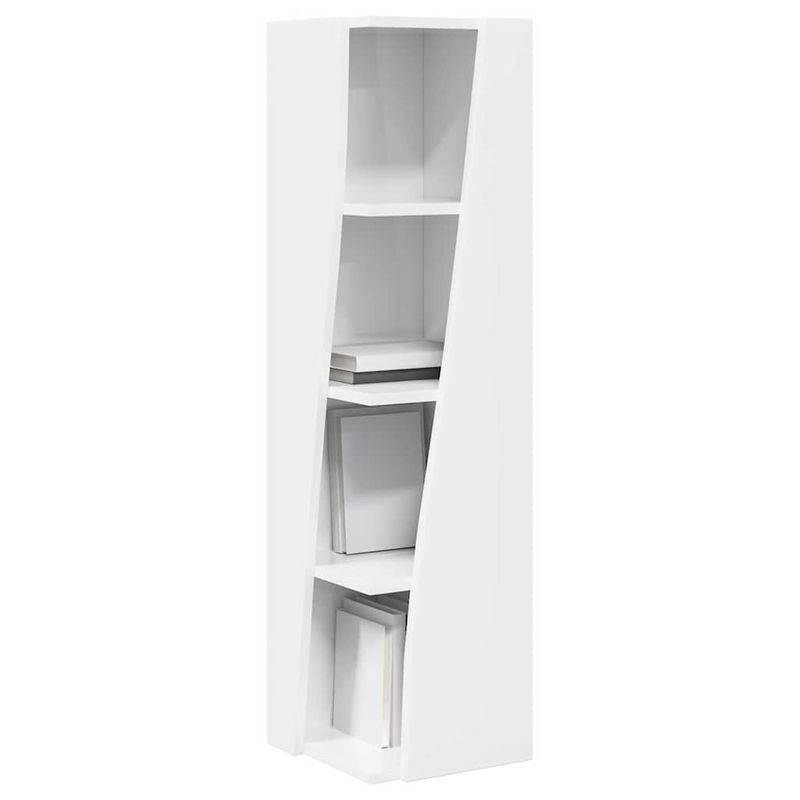 Casa si Gradina - Mobilier - Dulapuri si sifoniere - Dulapuri - Dulap de colt Alb 27,5x27x102cm Lemn compozit - Infinity.ro