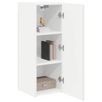 Casa si Gradina - Mobilier - Comode si corpuri - Comode - Dulap TV de perete Pe perete Alb 30 x 31 x 80 cm Lemn compozit - Infinity.ro