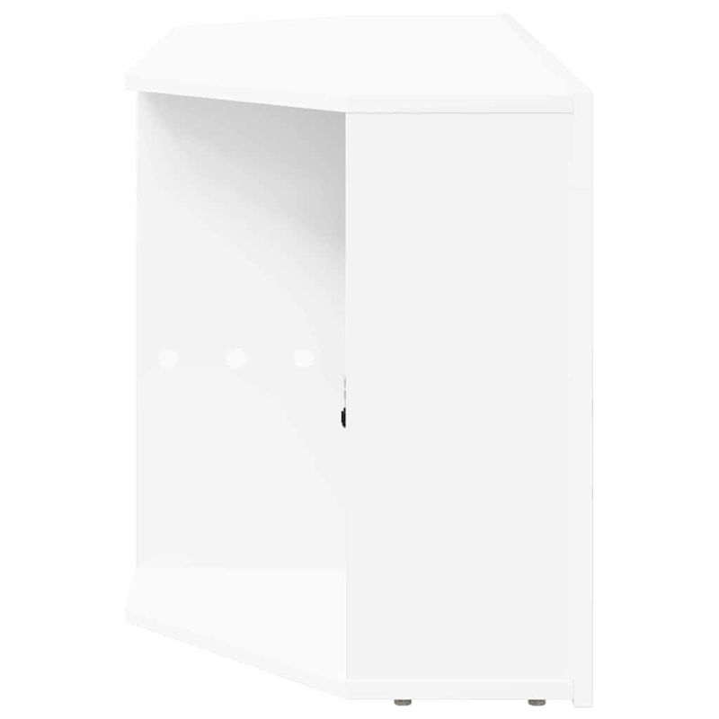 Casa si Gradina - Mobilier - Comode si corpuri - Comode - Sifonier LED pentru TV coltar Pe perete Alb 100 x 40 x 50 cm - Infinity.ro