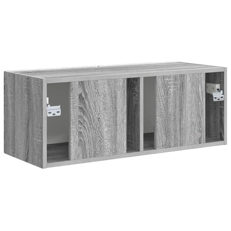 Casa si Gradina - Mobilier - Comode si corpuri - Comode - Dulap TV de perete Gri Sonoma 60 x 31 x 29.5 cm Lemn compozit - Infinity.ro