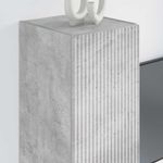 Casa si Gradina - Mobilier - Comode si corpuri - Comode - Dulap TV de perete Beton 30 x 31 x 80 cm Lemn compozit - Infinity.ro