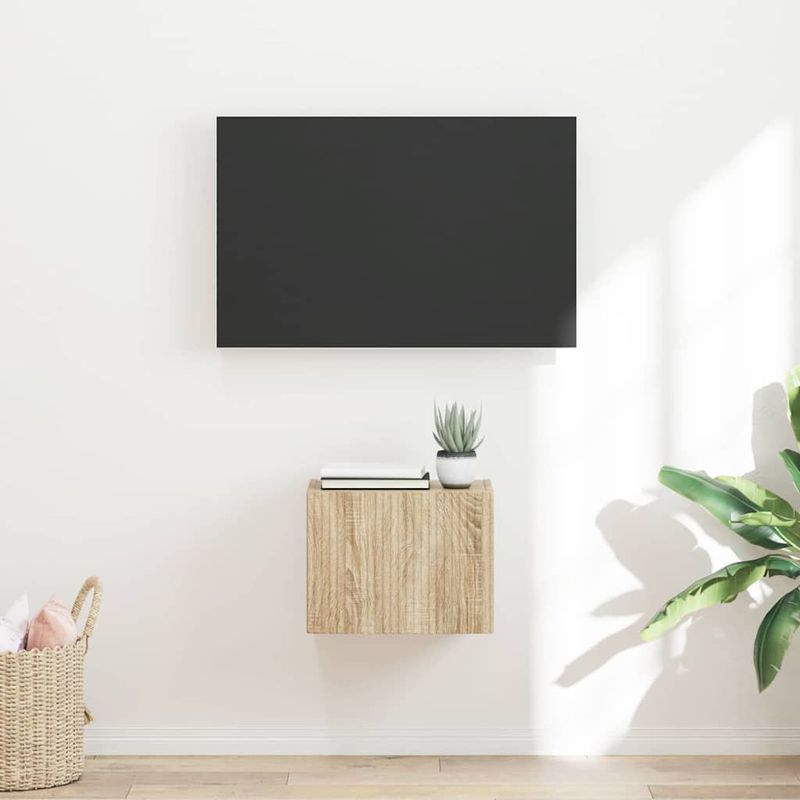 Casa si Gradina - Mobilier - Comode si corpuri - Comode - Dulap TV de perete Sonoma 60 x 31 x 29.5 cm Lemn compozit - Infinity.ro