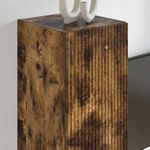 Casa si Gradina - Mobilier - Comode si corpuri - Comode - Dulap TV de perete Pe perete Stejar fumuriu 30 x 31 x 100 cm - Infinity.ro