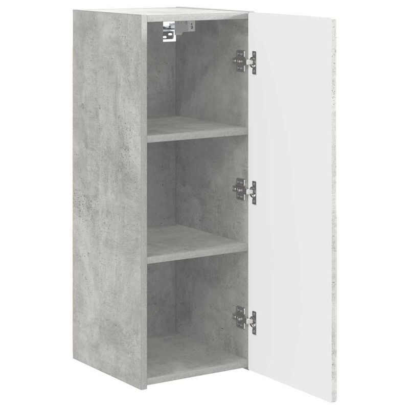 Casa si Gradina - Mobilier - Comode si corpuri - Comode - Dulap TV de perete Beton 30 x 31 x 80 cm Lemn compozit - Infinity.ro