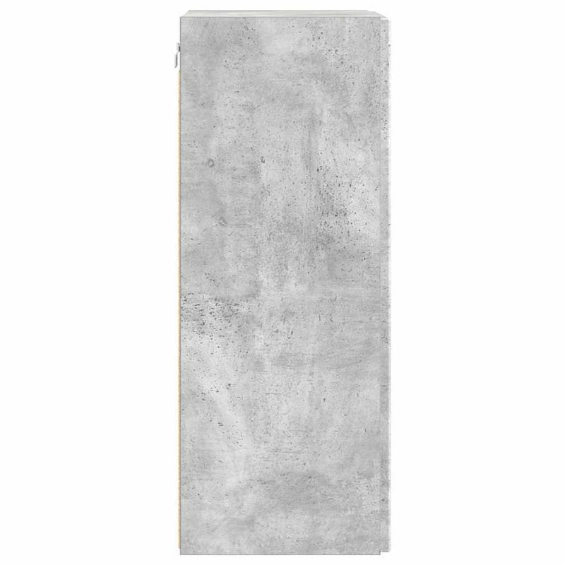 Casa si Gradina - Mobilier - Comode si corpuri - Comode - Dulap TV de perete Beton 30 x 31 x 80 cm Lemn compozit - Infinity.ro