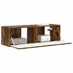 Casa si Gradina - Mobilier - Comode si corpuri - Comode - Dulap TV de perete Pe perete Stejar fumuriu 60 x 31 x 29.5 cm - Infinity.ro
