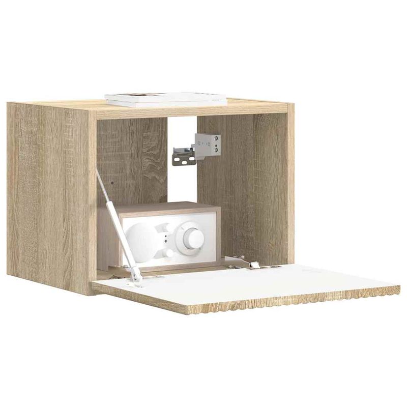 Casa si Gradina - Mobilier - Comode si corpuri - Comode - Dulap TV de perete Sonoma 60 x 31 x 29.5 cm Lemn compozit - Infinity.ro