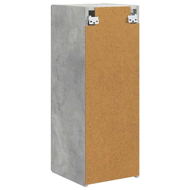 Casa si Gradina - Mobilier - Comode si corpuri - Comode - Dulap TV de perete Beton 30 x 31 x 80 cm Lemn compozit - Infinity.ro