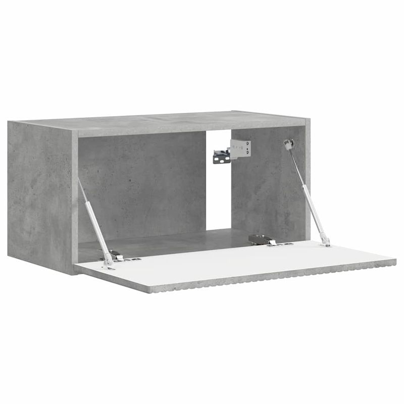 Casa si Gradina - Mobilier - Comode si corpuri - Comode - Dulap TV de perete Beton 60 x 31 x 29.5 cm Lemn compozit - Infinity.ro