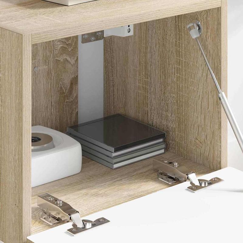 Casa si Gradina - Mobilier - Comode si corpuri - Comode - Dulap TV de perete Sonoma 60 x 31 x 29.5 cm Lemn compozit - Infinity.ro