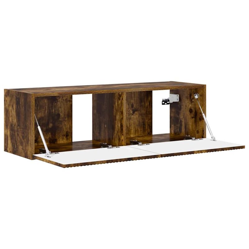 Casa si Gradina - Mobilier - Comode si corpuri - Comode - Dulap TV de perete Pe perete Stejar fumuriu 60 x 31 x 29.5 cm - Infinity.ro