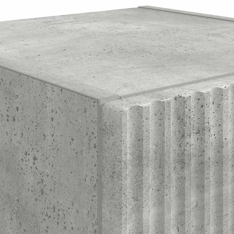 Casa si Gradina - Mobilier - Comode si corpuri - Comode - Dulap TV de perete Beton 30 x 31 x 80 cm Lemn compozit - Infinity.ro