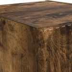 Casa si Gradina - Mobilier - Comode si corpuri - Comode - Dulap TV de perete Pe perete Stejar fumuriu 30 x 31 x 100 cm - Infinity.ro