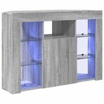 Casa si Gradina - Mobilier - Comode si corpuri - Comode - Sifonier LED pentru TV coltar Gri Sonoma 106 x 40 x 68 cm - Infinity.ro
