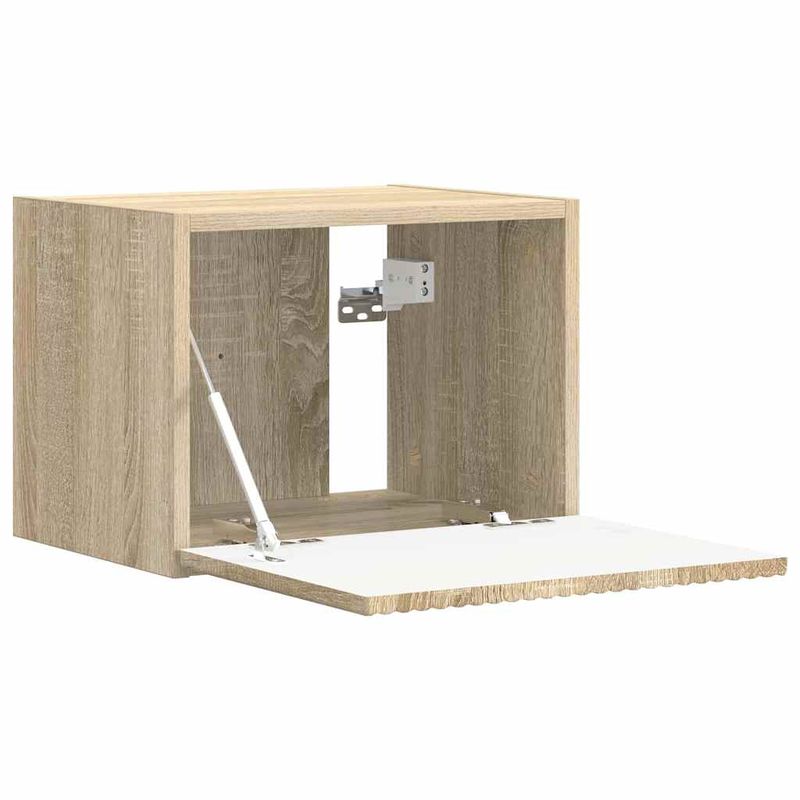 Casa si Gradina - Mobilier - Comode si corpuri - Comode - Dulap TV de perete Sonoma 60 x 31 x 29.5 cm Lemn compozit - Infinity.ro