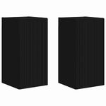 Casa si Gradina - Mobilier - Comode si corpuri - Comode - Dulap TV de perete 2 pcs Negru 30 x 31 x 60 cm Lemn compozit - Infinity.ro