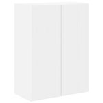 Casa si Gradina - Mobilier - Comode si corpuri - Comode - Dulap TV de perete Alb 59,5 x 31 x 80 cm Lemn compozit - Infinity.ro