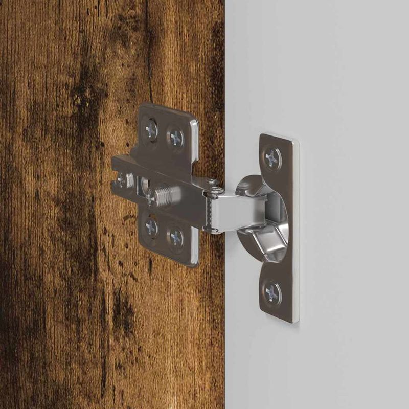 Casa si Gradina - Mobilier - Comode si corpuri - Comode - Dulap TV de perete 2 pcs Stejar fumuriu 30 x 31 x 80 cm - Infinity.ro