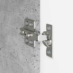 Casa si Gradina - Mobilier - Comode si corpuri - Comode - Dulap TV de perete Pe perete Gri din beton 59,5 x 31 x 80 cm - Infinity.ro