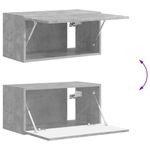 Casa si Gradina - Mobilier - Comode si corpuri - Comode - Dulap TV de perete Beton 60 x 31 x 29.5 cm Lemn compozit - Infinity.ro