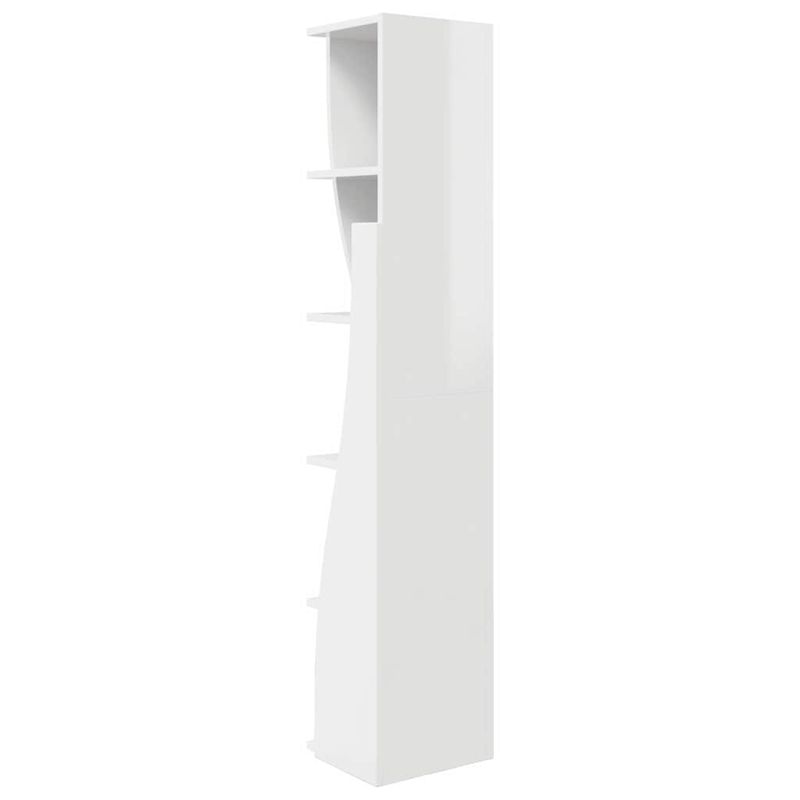 Casa si Gradina - Mobilier - Dulapuri si sifoniere - Dulapuri - Dulap de colt Alb 27,5x27x140cm Lemn compozit - Infinity.ro