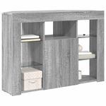 Casa si Gradina - Mobilier - Comode si corpuri - Comode - Sifonier LED pentru TV coltar Gri Sonoma 106 x 40 x 68 cm - Infinity.ro
