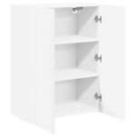 Casa si Gradina - Mobilier - Comode si corpuri - Comode - Dulap TV de perete Alb 59,5 x 31 x 80 cm Lemn compozit - Infinity.ro