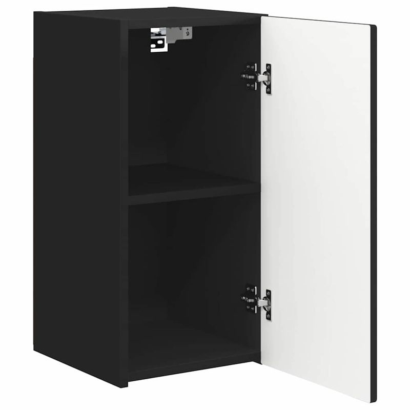 Casa si Gradina - Mobilier - Comode si corpuri - Comode - Dulap TV de perete 2 pcs Negru 30 x 31 x 60 cm Lemn compozit - Infinity.ro