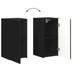 Casa si Gradina - Mobilier - Comode si corpuri - Comode - Dulap TV de perete Negru 30 x 31 x 60 cm Lemn compozit - Infinity.ro