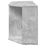 Casa si Gradina - Mobilier - Comode si corpuri - Comode - Sifonier LED pentru TV coltar Gri din beton 103 x 40 x 50 cm - Infinity.ro
