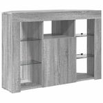 Casa si Gradina - Mobilier - Comode si corpuri - Comode - Sifonier LED pentru TV coltar Gri Sonoma 106 x 40 x 68 cm - Infinity.ro