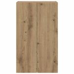 Casa si Gradina - Mobilier - Comode si corpuri - Comode - Dulap TV de perete Stejar Artizanal 59,5 x 31 x 100 cm - Infinity.ro