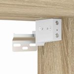 Casa si Gradina - Mobilier - Comode si corpuri - Comode - Dulap TV de perete Sonoma 30 x 31 x 80 cm Lemn compozit - Infinity.ro