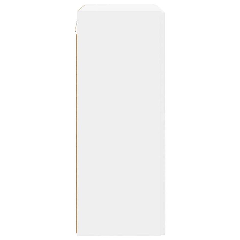 Casa si Gradina - Mobilier - Comode si corpuri - Comode - Dulap TV de perete Alb 59,5 x 31 x 80 cm Lemn compozit - Infinity.ro