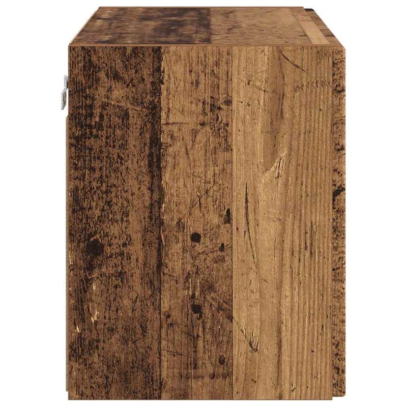 Casa si Gradina - Mobilier - Comode si corpuri - Comode - Dulap TV de perete Lemn Vechi 59,5 x 31 x 40 cm Lemn compozit - Infinity.ro