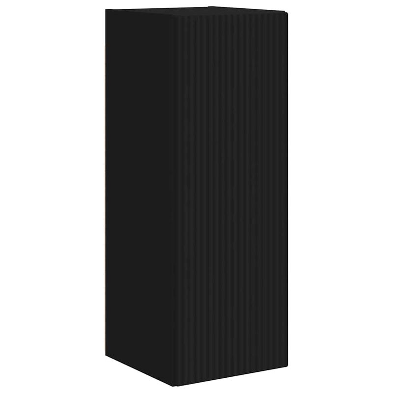 Casa si Gradina - Mobilier - Comode si corpuri - Comode - Dulap TV de perete 2 pcs Negru 30 x 31 x 80 cm Lemn compozit - Infinity.ro