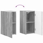 Casa si Gradina - Mobilier - Comode si corpuri - Comode - Dulap TV de perete Gri Sonoma 30 x 31 x 60 cm Lemn compozit - Infinity.ro