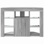 Casa si Gradina - Mobilier - Comode si corpuri - Comode - Sifonier LED pentru TV coltar Gri Sonoma 106 x 40 x 68 cm - Infinity.ro