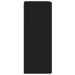 Casa si Gradina - Mobilier - Comode si corpuri - Comode - Dulap TV de perete 2 pcs Negru 30 x 31 x 80 cm Lemn compozit - Infinity.ro