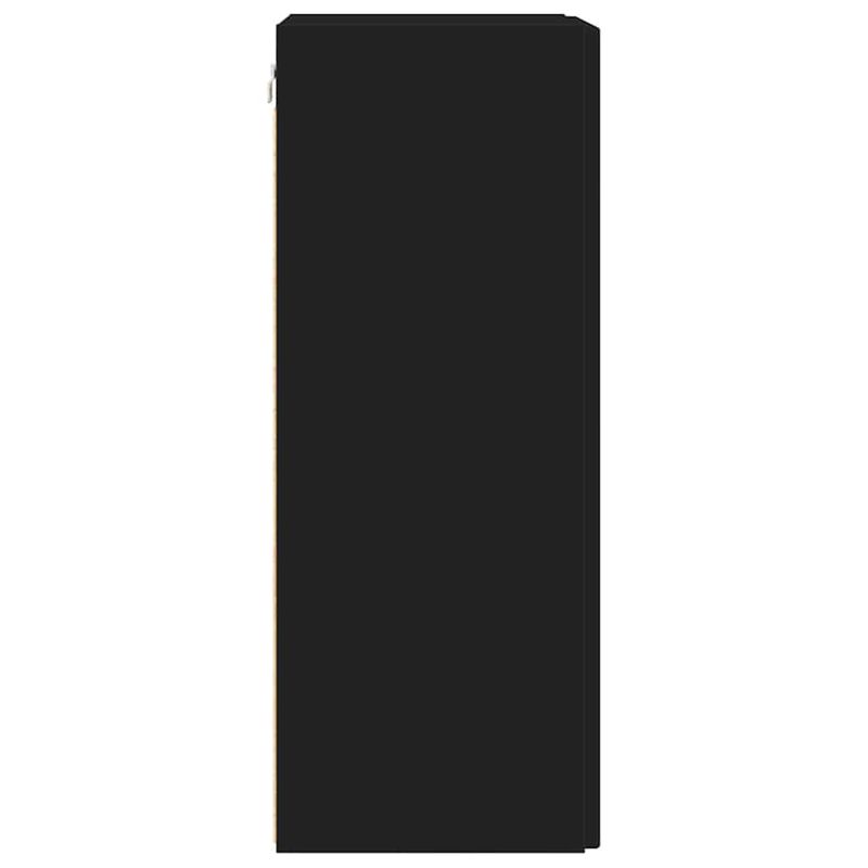 Casa si Gradina - Mobilier - Comode si corpuri - Comode - Dulap TV de perete 2 pcs Negru 30 x 31 x 80 cm Lemn compozit - Infinity.ro