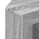 Casa si Gradina - Mobilier - Comode si corpuri - Comode - Sifonier LED pentru TV coltar Gri Sonoma 106 x 40 x 68 cm - Infinity.ro